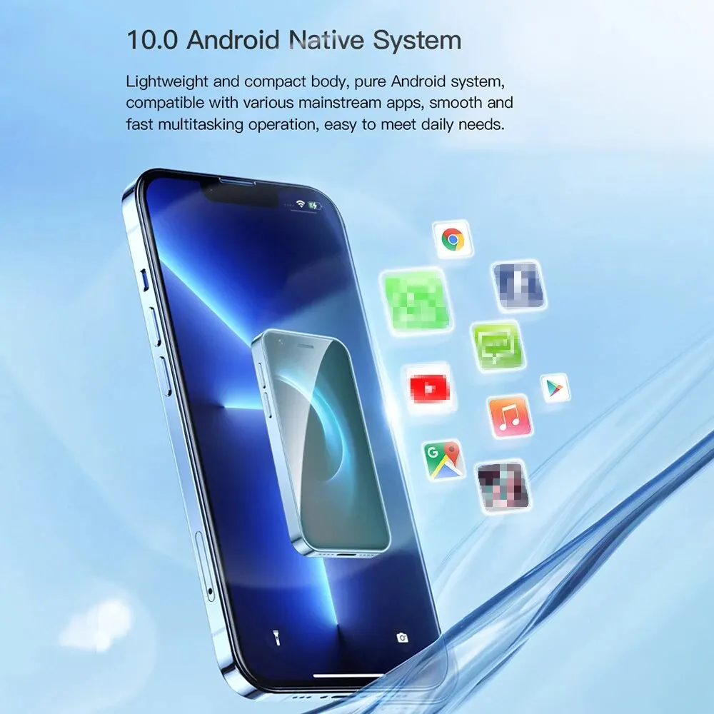 SOYES XS16 Mini 4G LTE Android10.0 Smartphone 3GB RAM 64GB ROM 3" Display 5MP Camera Dual SIM With Play Store WhatsAPP 6