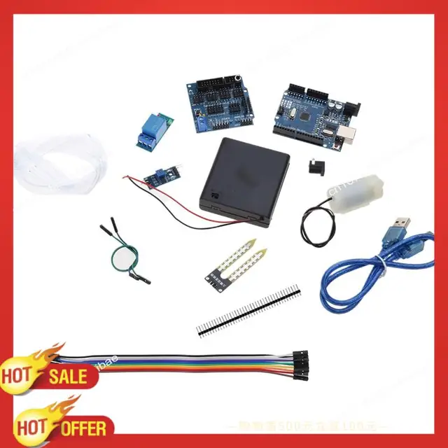 B47C Automatic Irrigation System Self Watering DIY Kit Garden Greenhouse Flower Water Pump Soil Moisture Sensor Relay Module 4