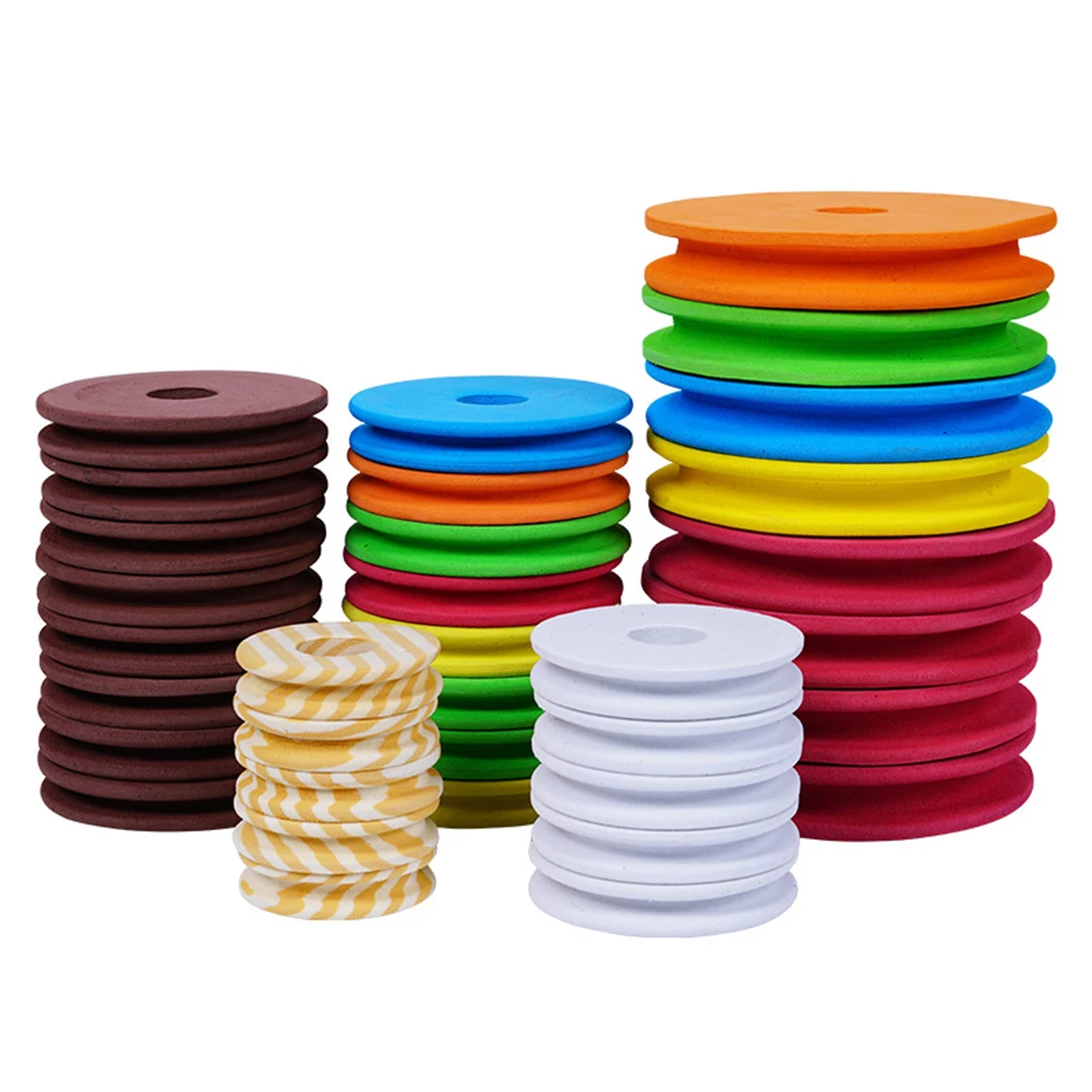 

10PCS Foam Line Spool Large Size Easy To Use Colorful Winding Plates Fishing Tools Foam Line Spool High-quality