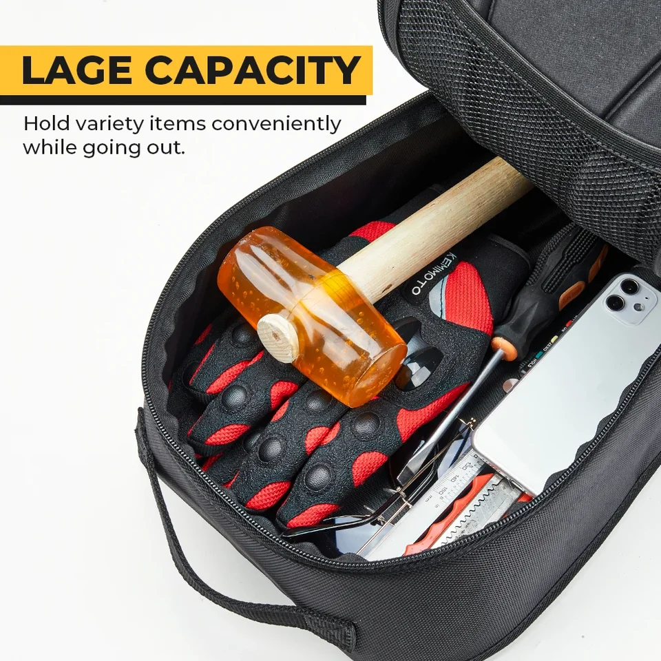 KEMIMOTO X3 Bag Upgraded X3 Storage Bags Center Shoulder Console Box Between Seat Storage Compatible With Can Am Maverick X3 MAX XRS XDS Turbo R RR 2017 2018 2019 2020 2021 2022 2023 - View #3