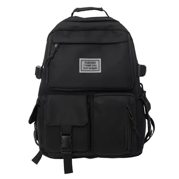 멀티 포켓 남성과 여성의 짐 유니버설 나일론 대용량 레저 간단한 Schoolbag 삽입 버클 컴퓨터 배낭