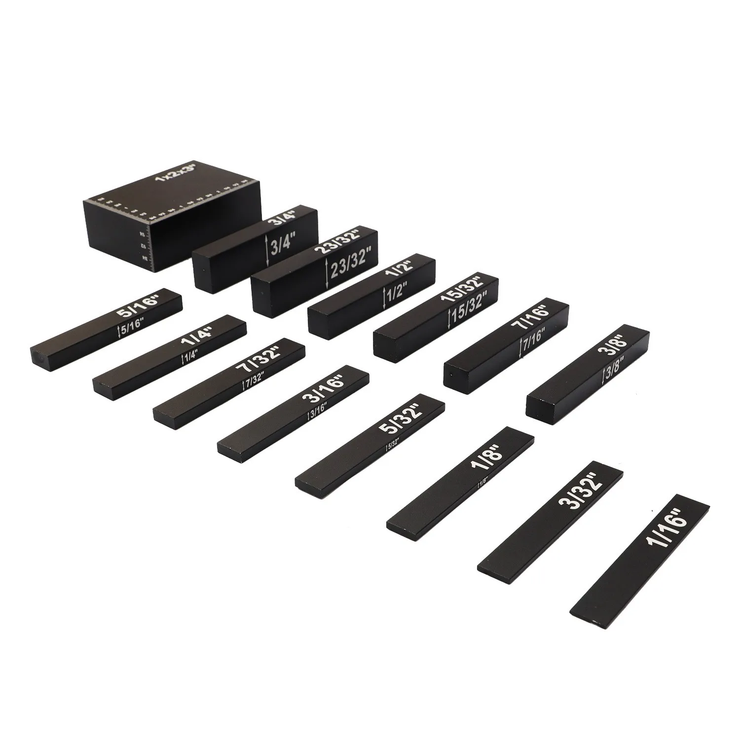 15-Piece Metric Setup Blocks - Aluminum Precision Height Gauge Set For Woodworking (Router, Table Saw) - View #5