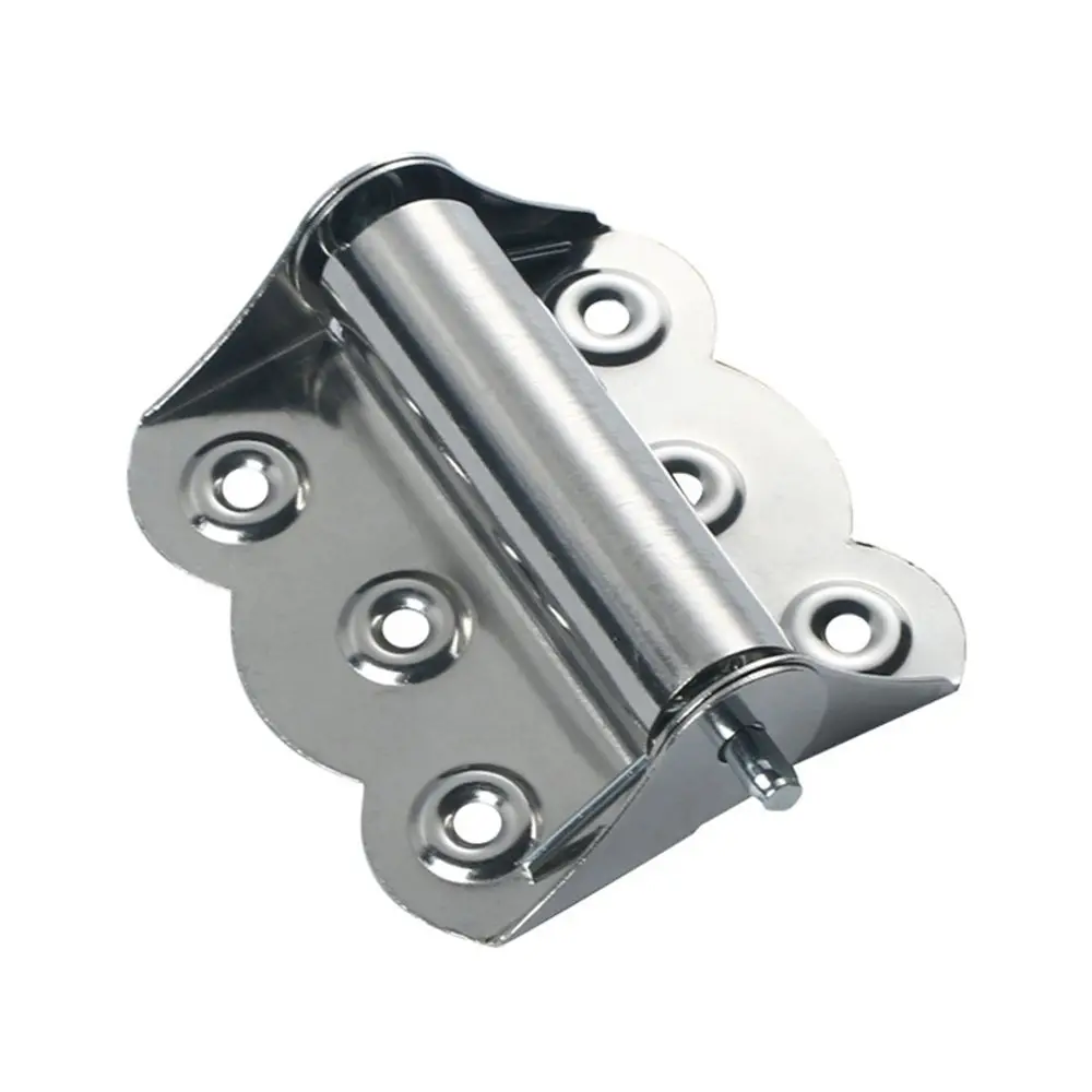 Description Picture 6 of itemNew Stainless Steel Door Butterfly Hinge Spring Automatic Closing Flush Hinges Rustproof Hardware Cabinet Hinges Furniture