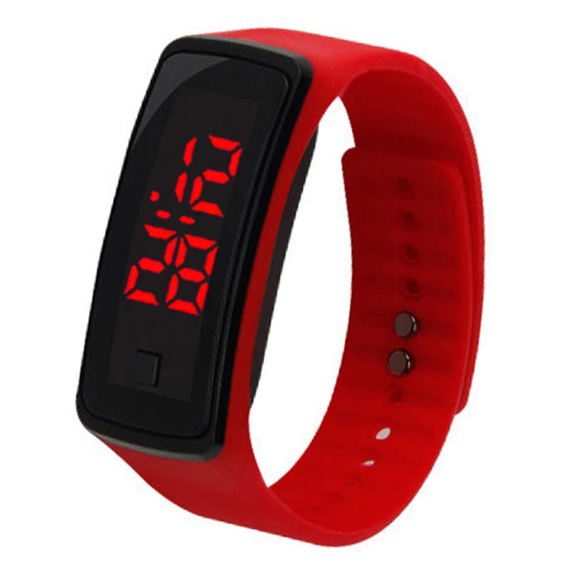 Children Watch Kids Led Sports Watches Women Silicone Electronic Digital Watch Student Wrist Bracelet for Boy and Girl Kol Saati
