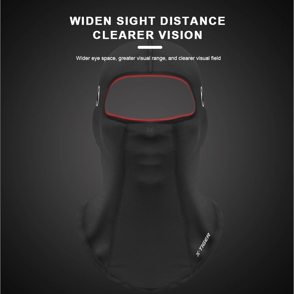 X-TIGER Balaclava Cycling Cap Summer Cool Sports Hats Sun UV Protection Bike Motorcycle Full Face Cover Headwear 3