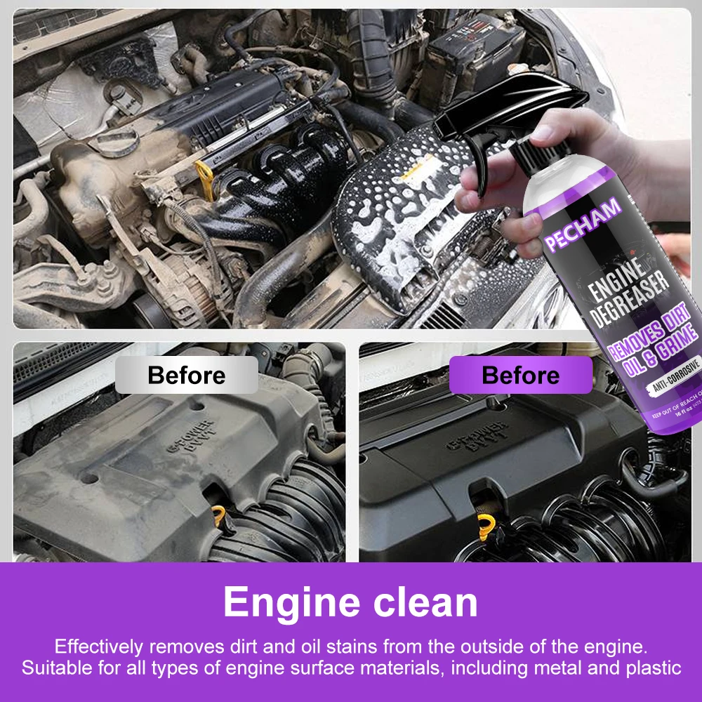 Close-up of foam texture on car body