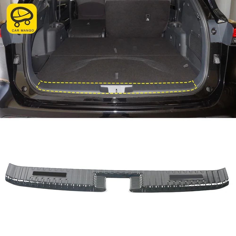 

CarMango для Toyota Highlander XU70 2020-2023, автомобильные аксессуары, протектор задней двери, накладка, наклейка на раму, внешние молдинги