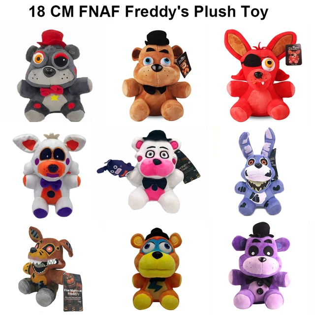 FNAF Plush Toys Freddy Bear Foxy Chica Clown Bonnie Soft Stuffed Animals  Peluche Toy Doll for Kids Birthday Christmas Gifts - AliExpress
