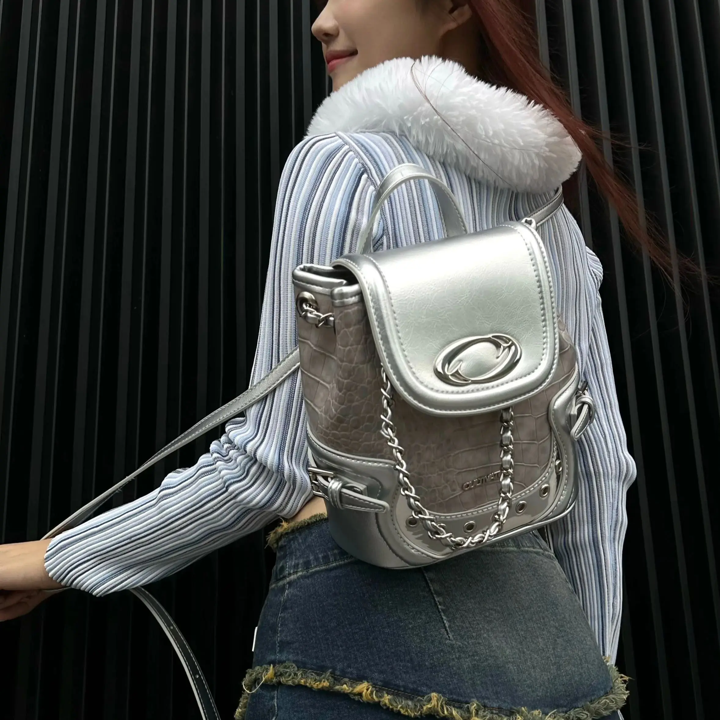 

Luxury Women Leather Backpacks for Girls Shoulder Bags Designed Casual Ladies Backpack Woman's Bag