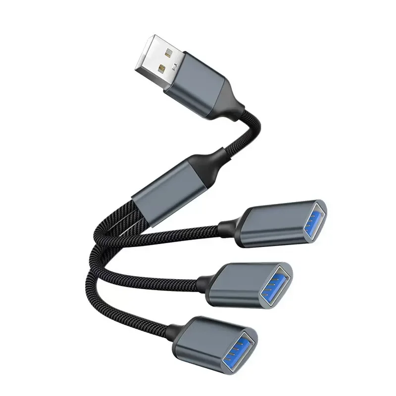 Universal Multi-Port 3-in-1 USB Hub Adapter