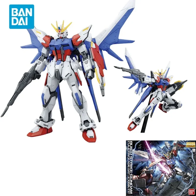 

Spot Direct Bandai оригинальная Фотографическая модель MG BUILD STRIKE GUNDAM FULL аниме Гундам/FP экшн-фигурка игрушки подарок для детей
