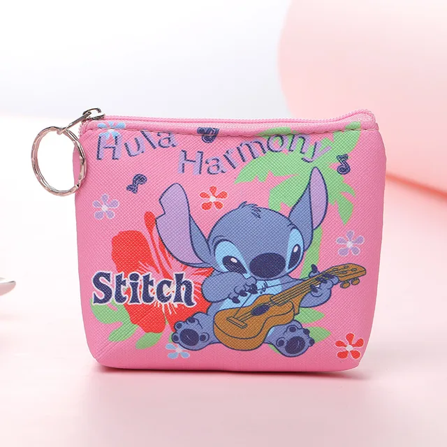 12PCS Kids Happy Birthday Party Favor Stitch Coin bag Girl Boy Gift Cute Giveaway Souvenir 1