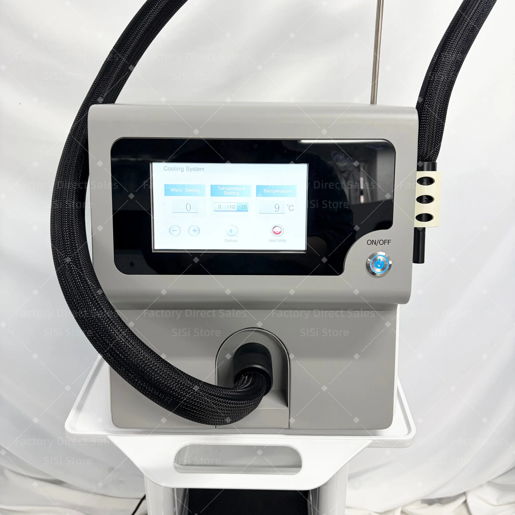 Best-selling Portable Mini Cryo Cold Air Skin Cooling Machine For Laser Device Laser Skin Cooling Device 1