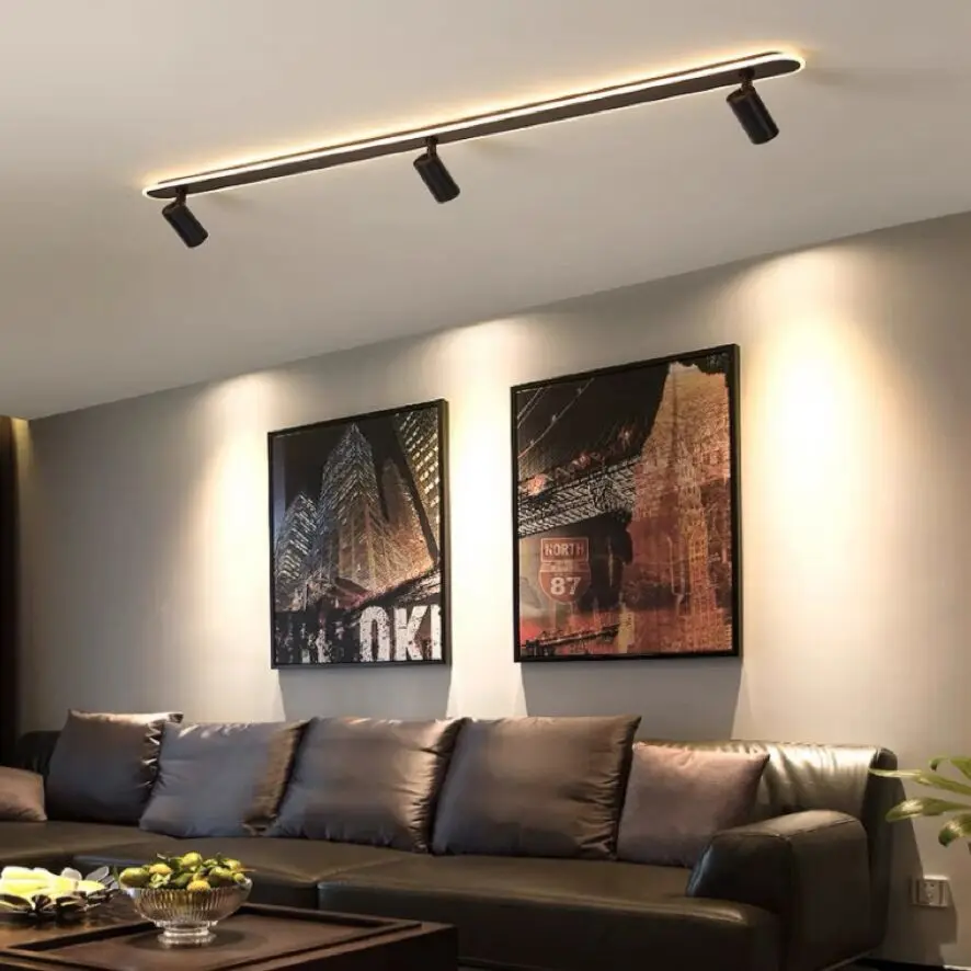 

Modern Minimalist Headless Lamp Design Living Room Track Spotlight Personal Household Corridor Aisle Cloakroom Ceiling Luminaire