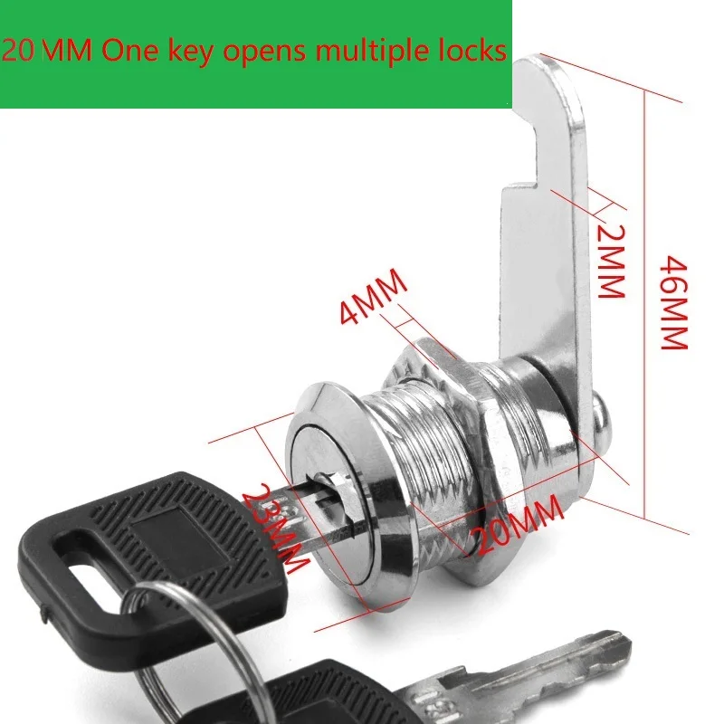 Secure Drawer Cabinet Locks with Keys – Furniture and Office Cam Locks