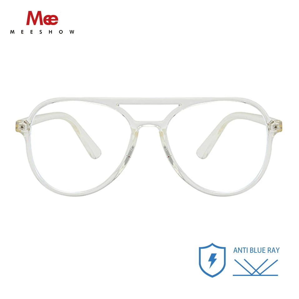 

Meeshow TR90 Anti blue Light Glasses frame men women computer eyeglasses blue blocking oversize glasses goggles spectacle frame