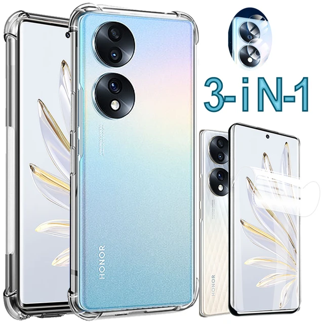 YYN Funda Para Huawei Honor 70 pro 70pro + Honor70 Carcasa De TPU Invisible  Airbag Todo Incluido A Prueba De Golpes Teléfono