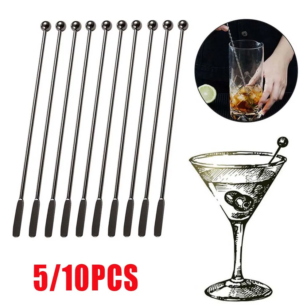 Creative Stainless Steel Mixer Cocktail Bar tool for Wedding Party Bar Mixing Sticks Cocktail Stirrers Swizzle Stick