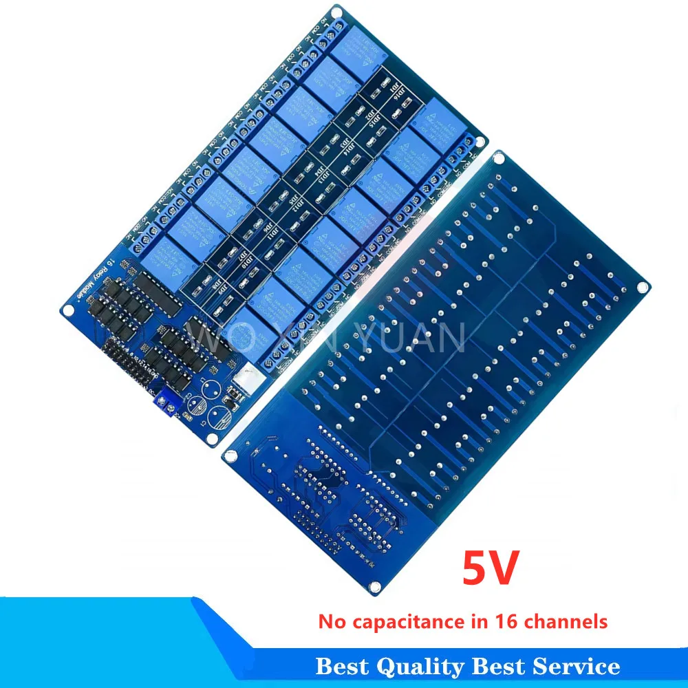 Wholesale 12V 16 Channel Relay Module for arduino ARM PIC AVR DSP ...