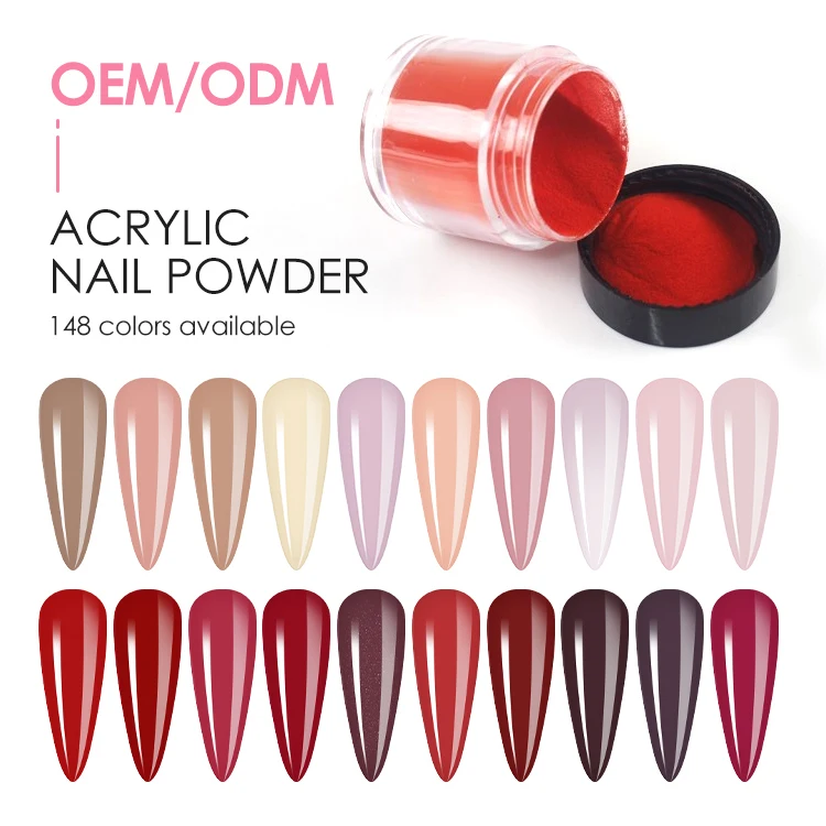 

2024 New Arrivals Hot Popular Nail Extension Art Design 2 in 1Pigments Acrylic Powder Contact customer service for color notes