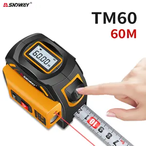 PREXISO 2-in-1 Laser Tape Measure, 135Ft Rechargeable Measurement Tool &  16Ft Measuring Movable Magnetic Hook - Pythagorean, Area, Volume,  Ft/Ft+in/in/M Unit NOT Digital 