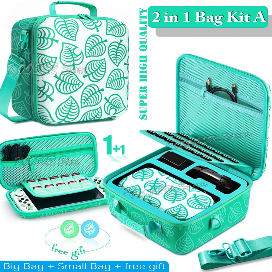 Nintendo Switch用のかわいい収納バッグ どうぶつのテーマの森 コンソールとアクセサリ用のポータブルケース バッグ Aliexpress