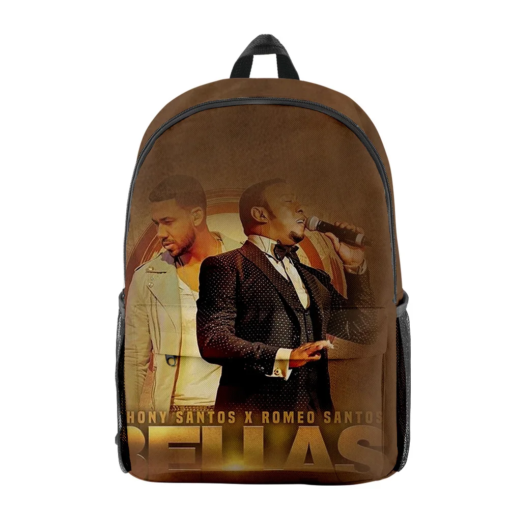 

Romeo Santos Harajuku New Anime Backpack Adult Unisex Kids Bags Casual Daypack Backpack School Anime Bags Back To School