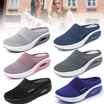 Women Walking Shoes Breathable Casual Mesh Slip Walking Shoes For Outdoor Indoor slip on shoes ladies shoes 1