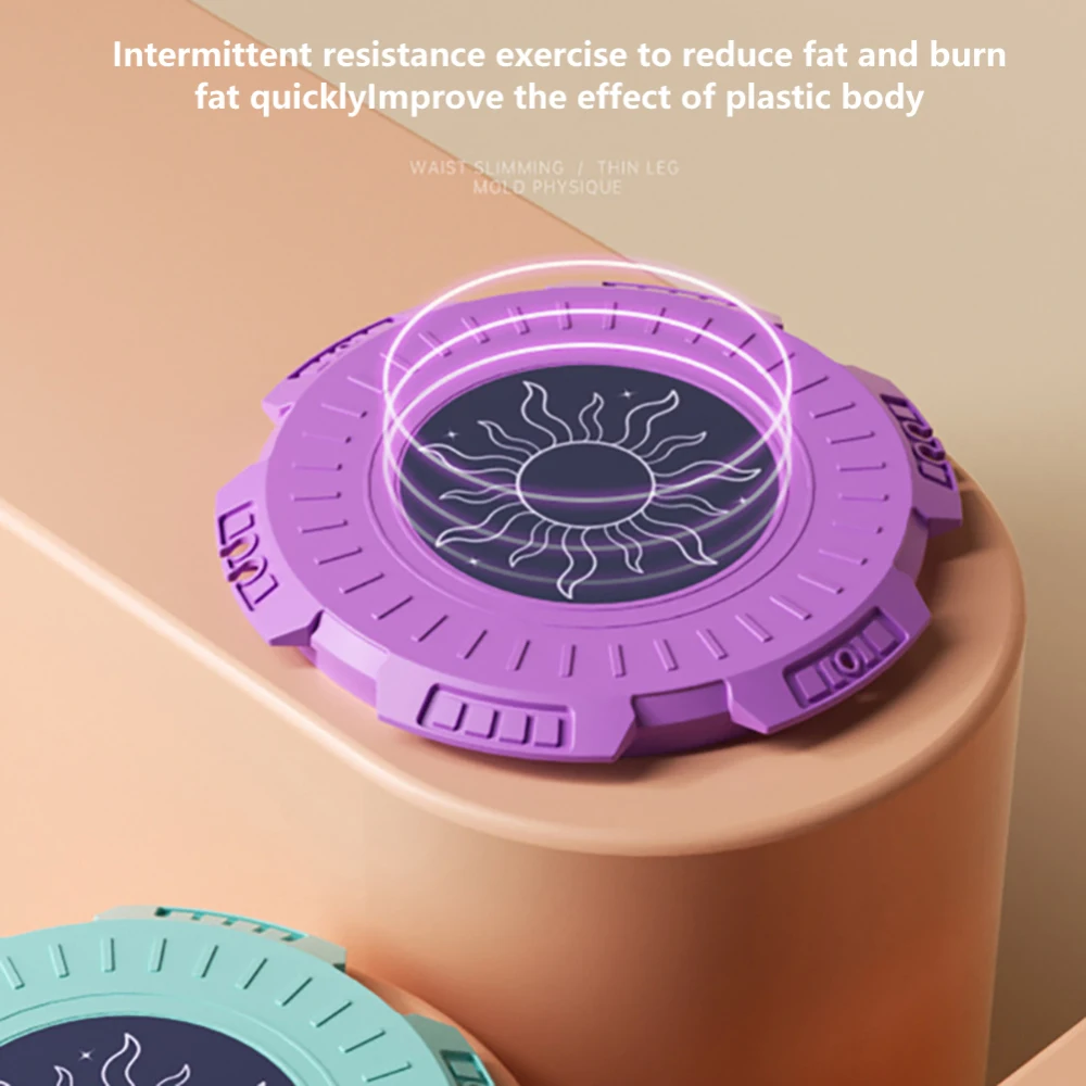 Disque de torsion de la taille, Exerciseur abdominal vertical avec station d 'étirement pour massage des pieds, aérobic, exercice des hanches et de la taille, disques de torsion
