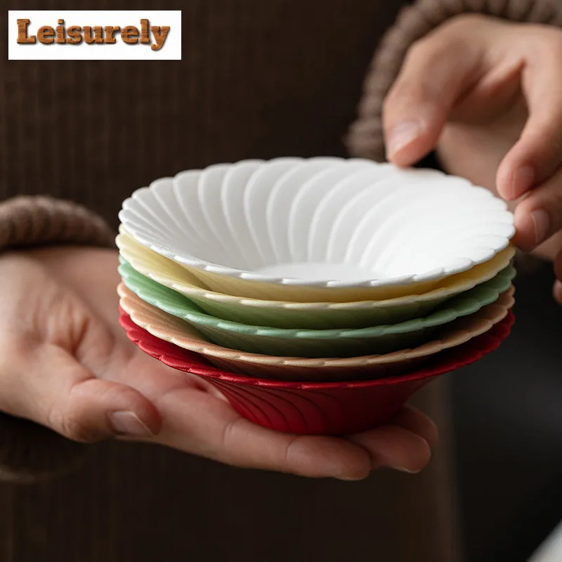 Fireworks Fruit Dishes Handmade Pastry Plate Candy Bar Food Dinner Plates Plates For Food Teaset Accessories Decoration Supplies