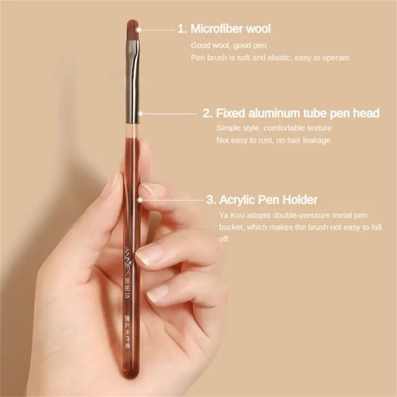 ANNIES Nail Art Brushes 9/5 PCS DIY Painting Flower Brush Powder Acrylic UV Gel Drawing Dotting Tools Stripes Lines Nail Brush 4