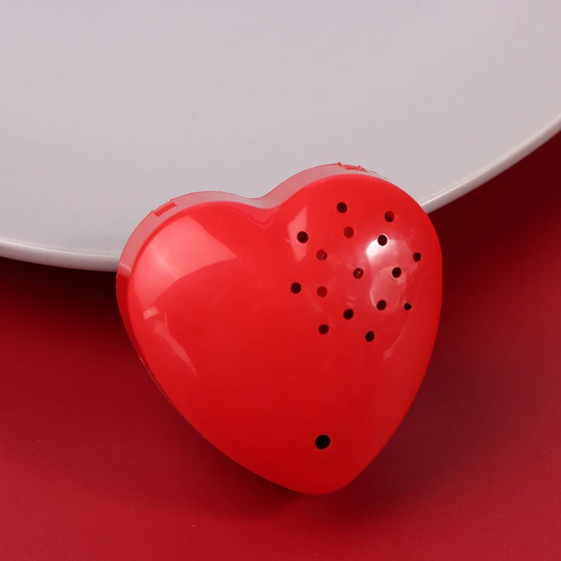 

Heart Shaped Voice Recorder Mini Recorder Programmable Sound Button 30 Seconds Recording For Plush Toy Stuffed Animals Doll