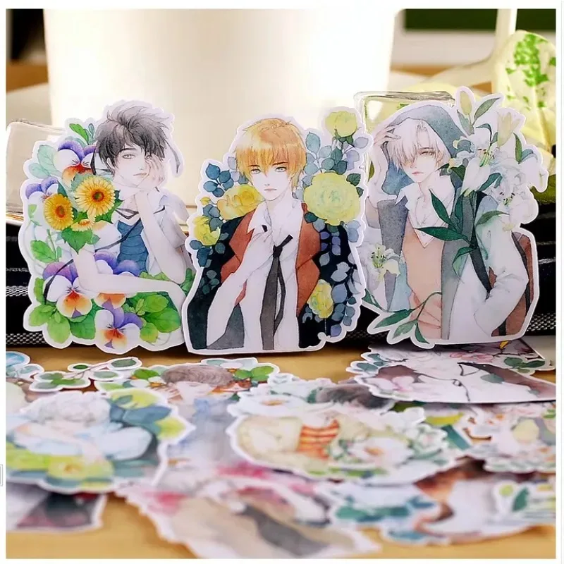 20 Stück kreative Kawaii selbstgemachte Tricks Mann Aufkleber/schöne Aufkleber/dekorative Aufkleber/DIY Handwerk Fotoalben