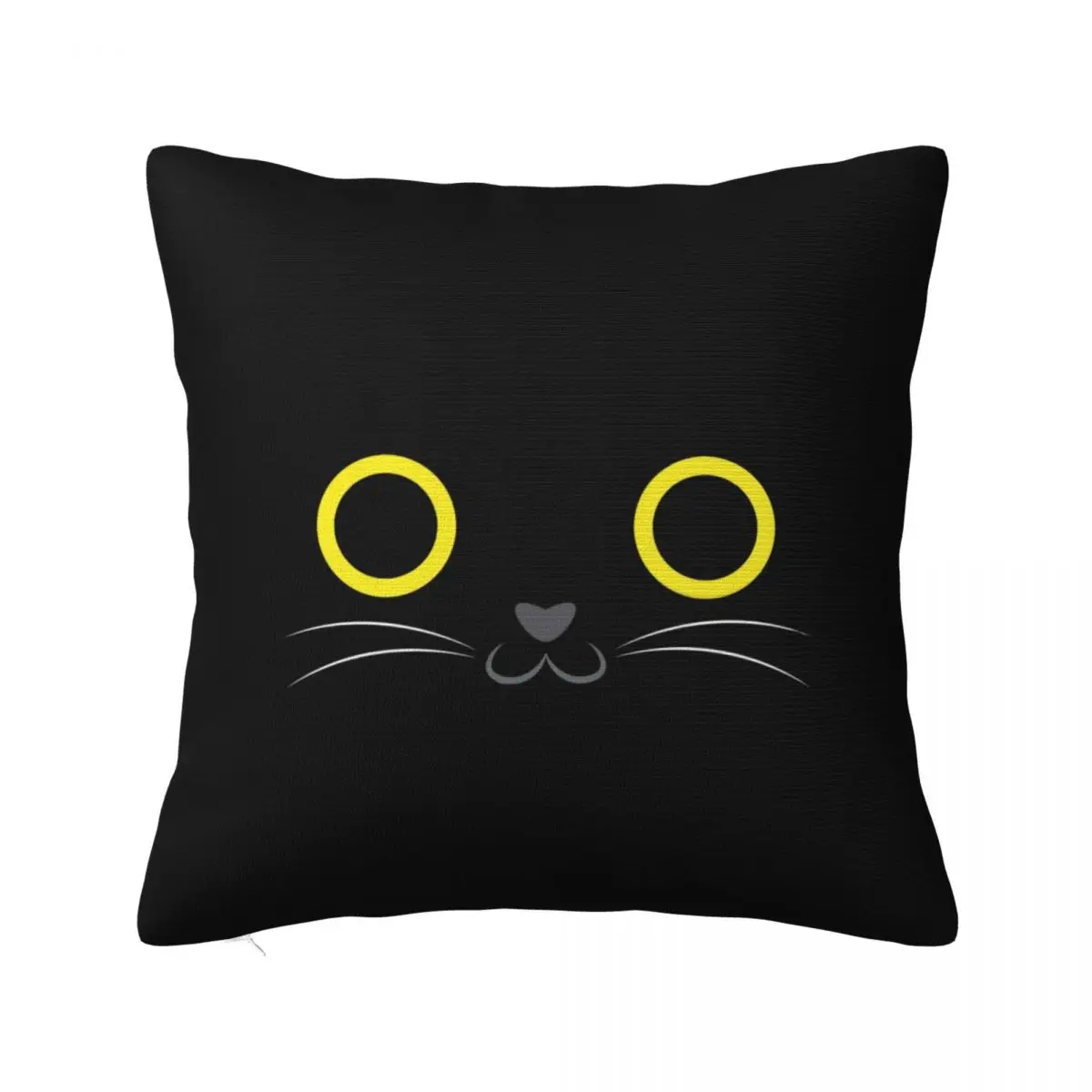 

Black Cat Pillowcase Printing Fabric Cushion Cover Decoration Animal Throw Pillow Case Cover Home Drop Shipping 45X45cm