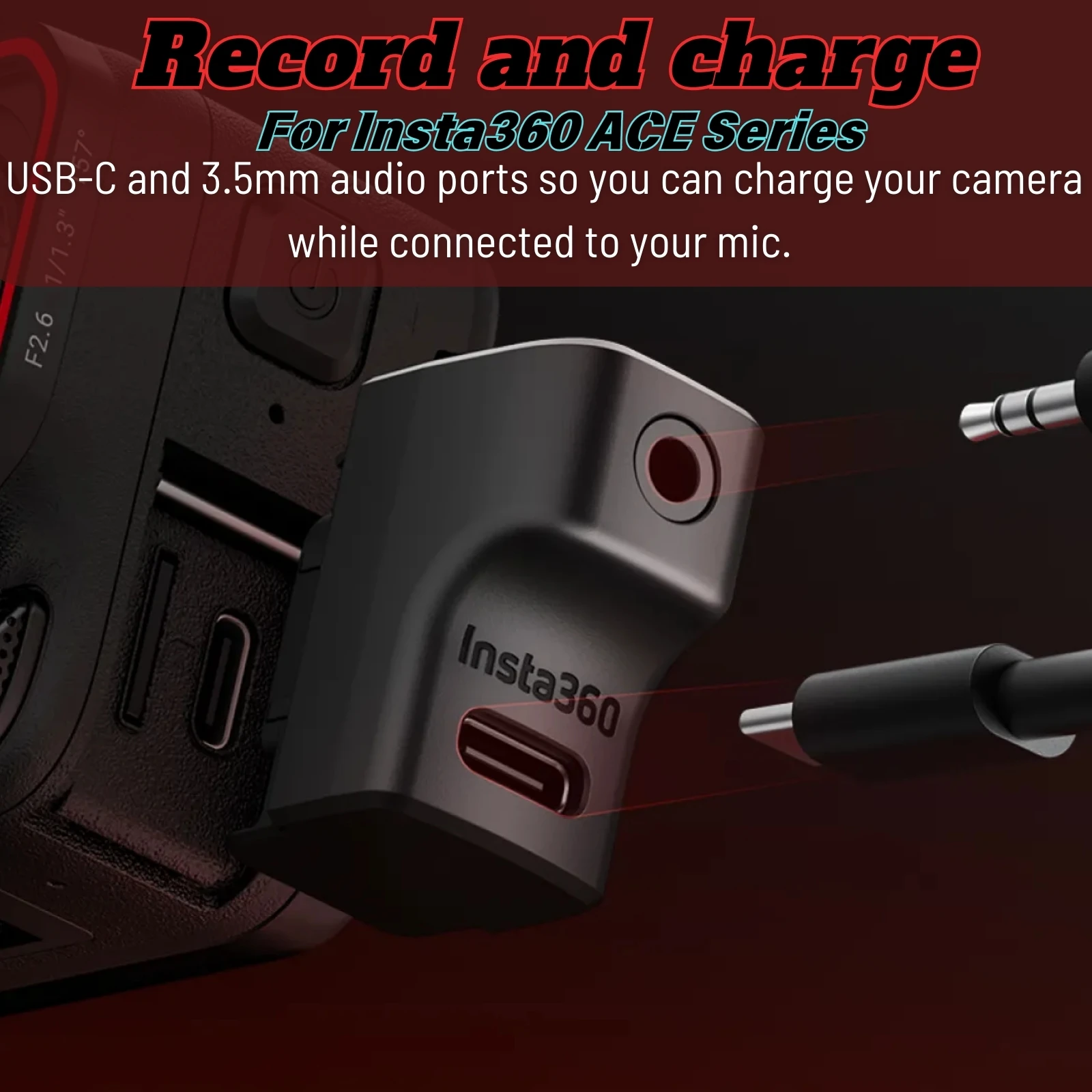 Insta360 Ace Pro - Mic Adapter