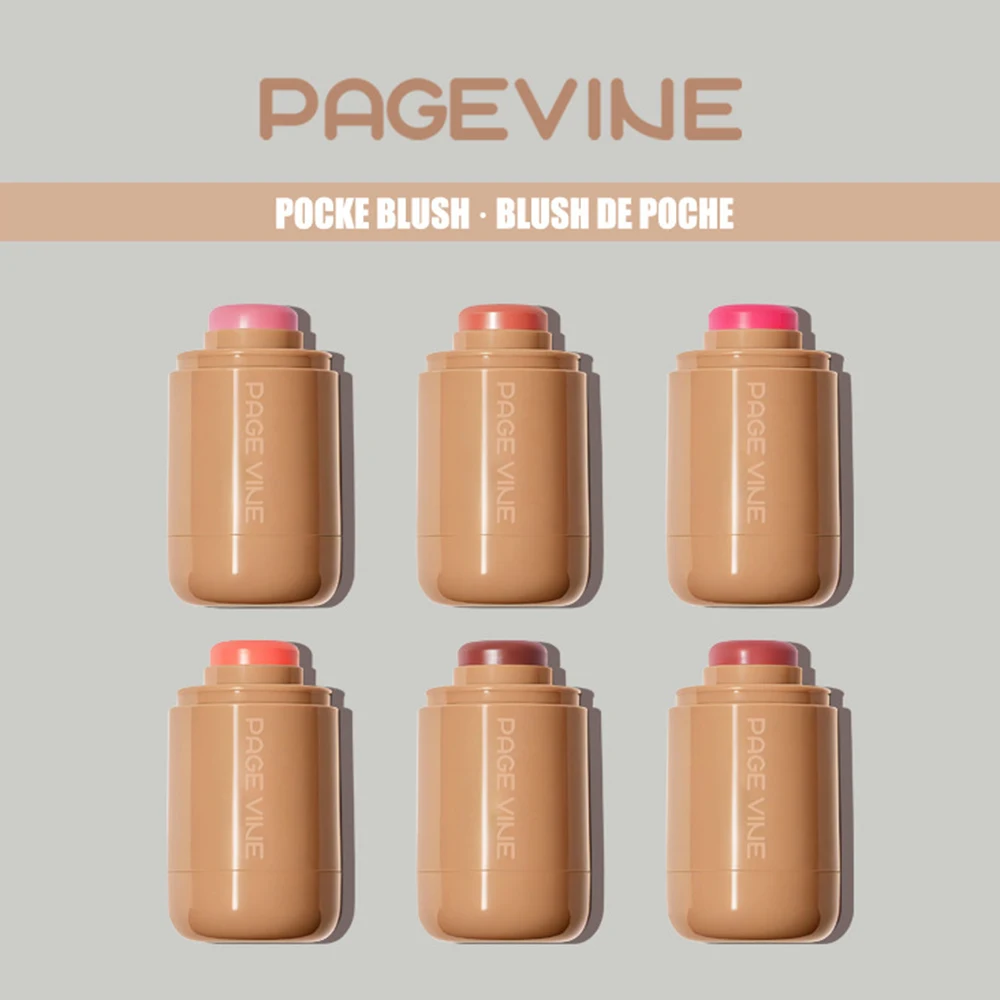 Blush Stick 6 Colors Lip & Cheek Highlighter