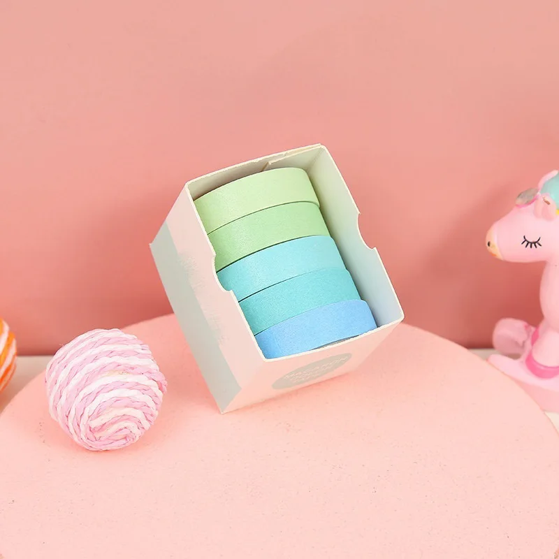 Colorful Washi Tape Set for Crafts and Stationery