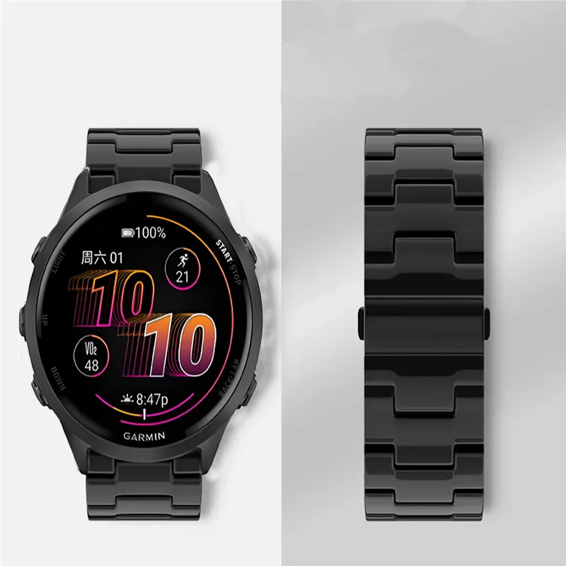 Elegant Resin Strap for Garmin Smartwatches – Available in 20/22mm
