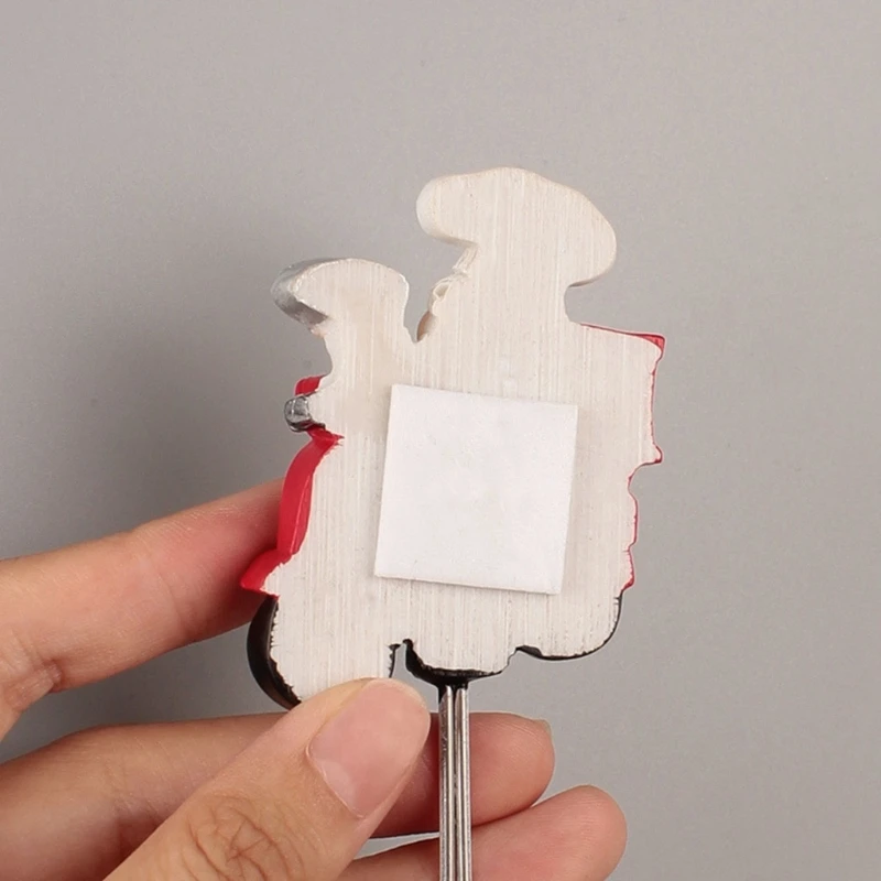 Resin Hooks 3D Cartoon Chef Tools Hooks Waterproof Bathroom Kitchen Hook Hole-free Wall Decorative