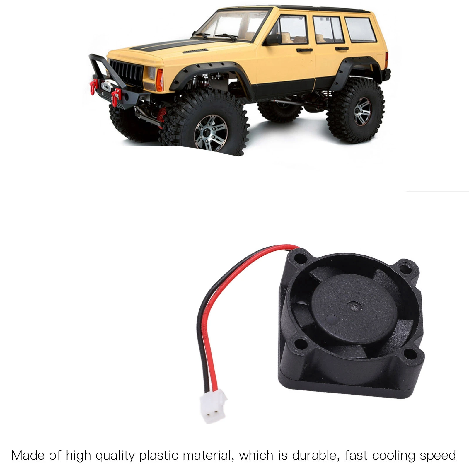 25x25mm RC 자동차 냉각 팬 고속 회전 모터 냉각 팬 (AXIAL SCX10..