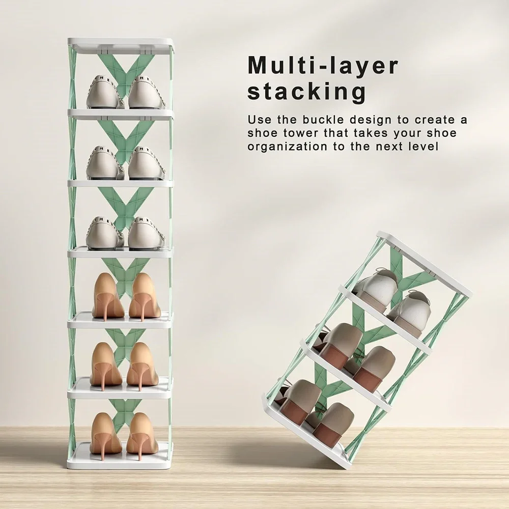 Shoe Rack Shoes Racks Storage Organizer Detachable Shoe Racks Saves Family Household Rack Multi Layer Simple Shoes Shelf Color Cabinet