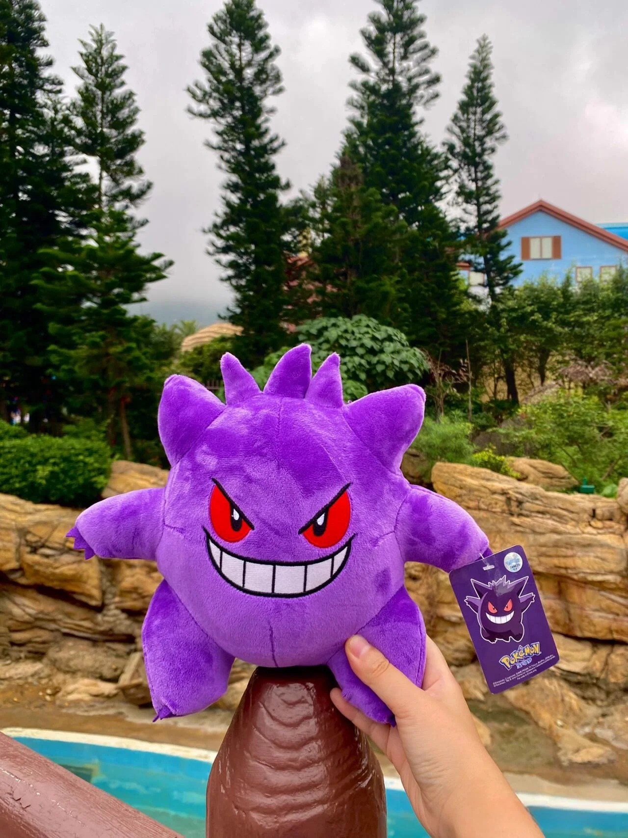 Anime Pokemon Gengar Plush Stuffed Doll Kawaii Cartoon Gengar Peluche Xmas Birthday Gifts For Kids