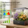 20 Pod Hydroponic Kit Indoor Garden with 30W LED Light, 10L Tank