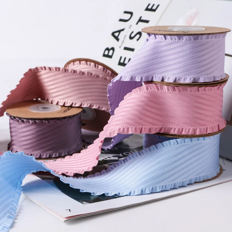 

Корсажная лента с оборками в полоску, 25 мм, 38 мм, 50 ярдов