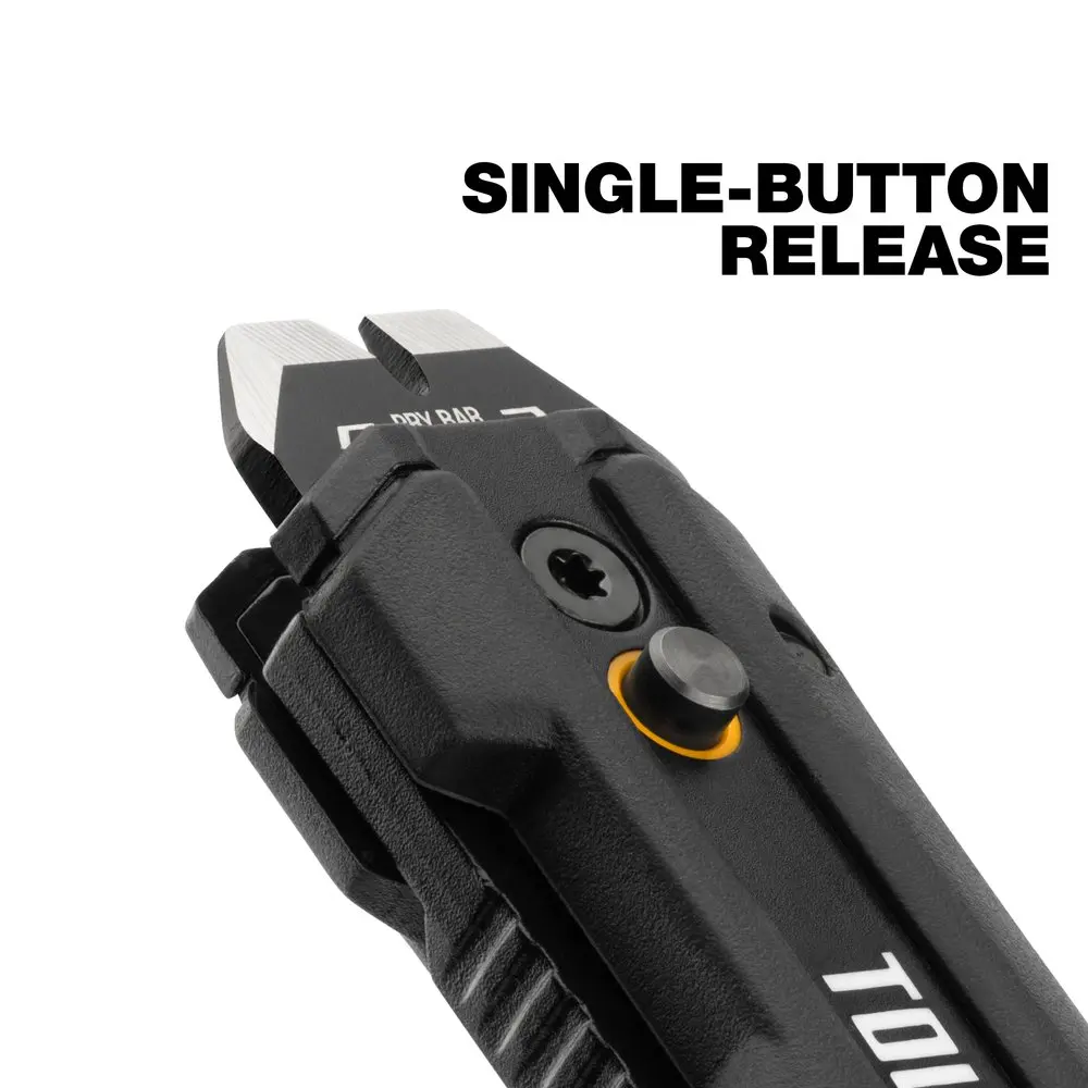 Folding Utility Knife TOUGHBUILT TB-H4-12-IST Pry Bar With Storage