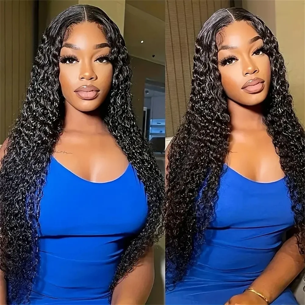 

Deep Wave 13x6 Hd Lace Frontal Wig Curly Lace Front Wig 13x4 Water Wave Human Hair Wigs For Women Glueless Pre Plucked