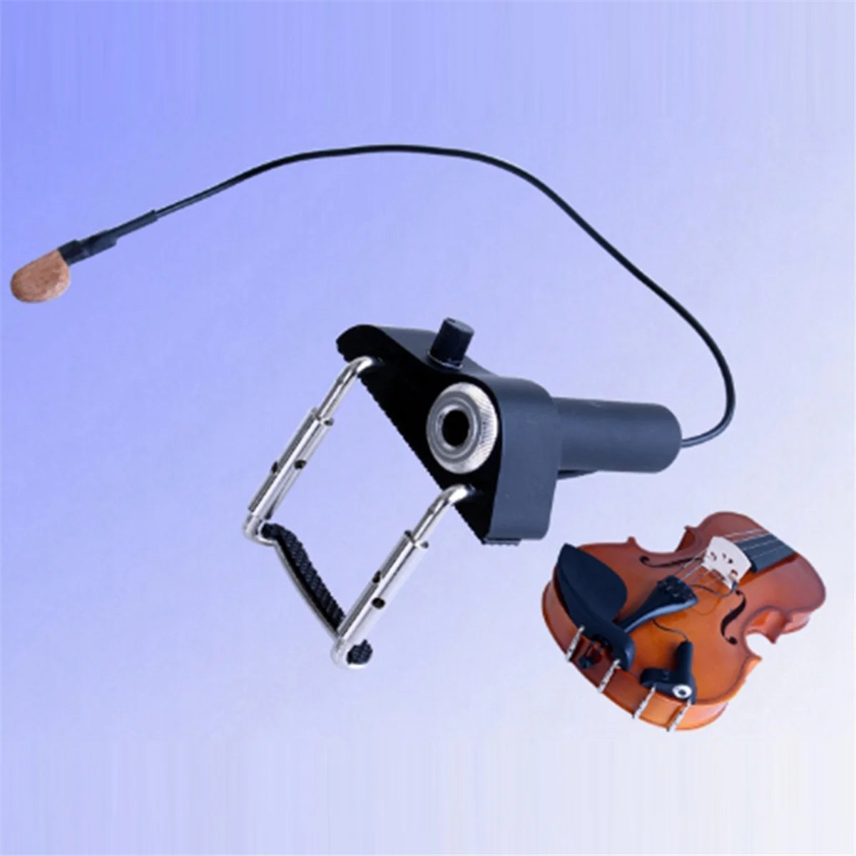Violin Pickup Pickup for Violin Electronic Organ Instant Authentic Acoustic Sound-Easy to Mount Adjusting Placement CV-17
