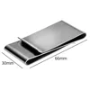 Stainless Steel Silver Color Slim Money Clip Purse Wallet Credit Card ID Holder Metal Men Cash Bill Clamp зажим для денег 6