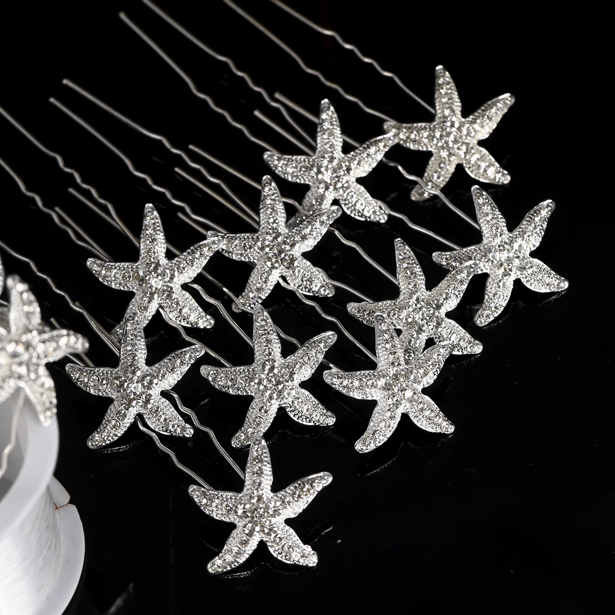 18 Teile/satz Zarte Blume Mode Haarnadeln Elegante Perle Braut Haar Clip Kopfschmuck Einfache Einzigartige Haar Sticks Für Frauen Als Geschenke – Detail 5