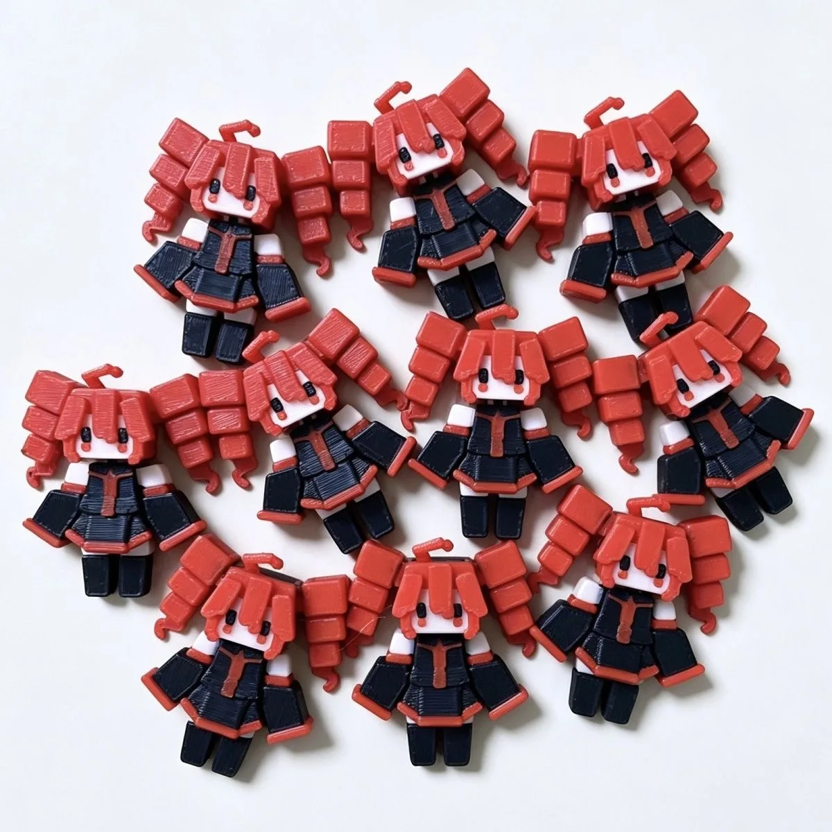 Vocaloid Character Pixel Block Figure Set - Desktop Collectible Ornament Anime Statue Gift